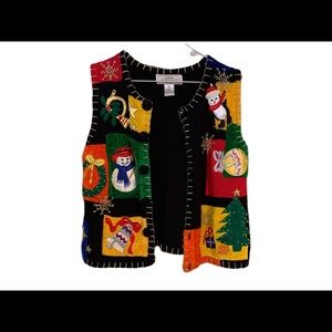 Vintage Lisa International Christmas Vest